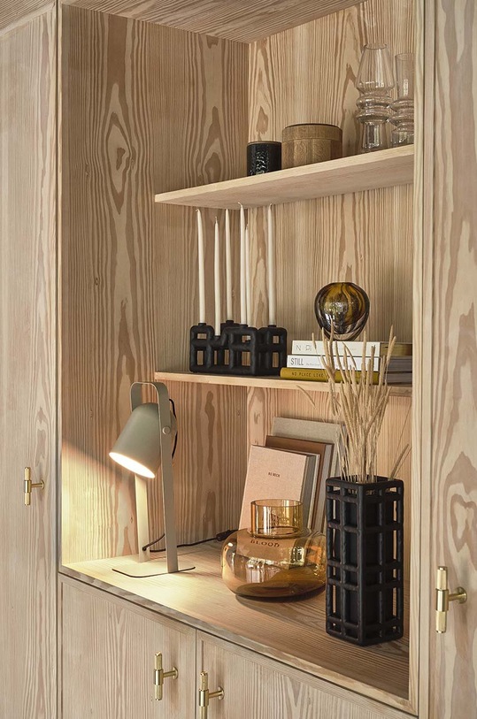 Dnevni boravak i spavaća soba Stolna lampa Villa Collection 29199 bež