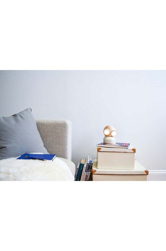 Вітальня та спальня Нічник led Design Nest Mr Watt Goggle White KB694MRWATTWOODWHI барвистий