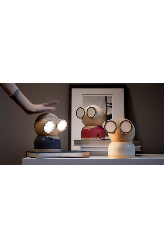 Noční LED světlo Design Nest Mr Watt Goggle White KB694MRWATTWOODWHI