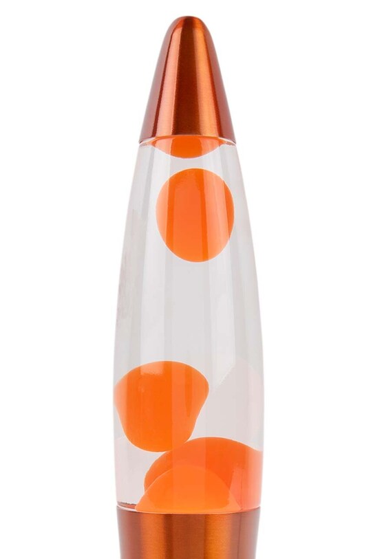 Leitmotiv lampa stołowa Funky Rocket Lava LM2185OR pomarańczowy AA00