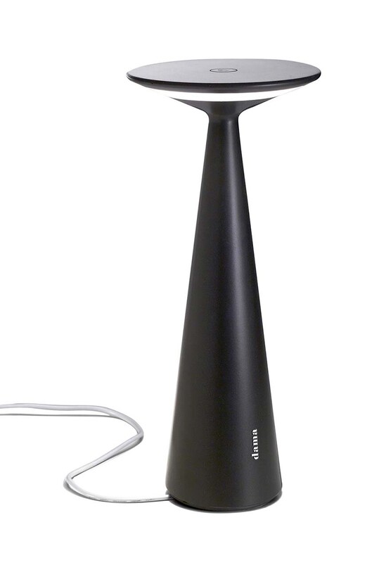 Вітальня та спальня Бездротова світлодіодна лампа Zafferano Dama Pro Table lamp LD0610N3 чорний