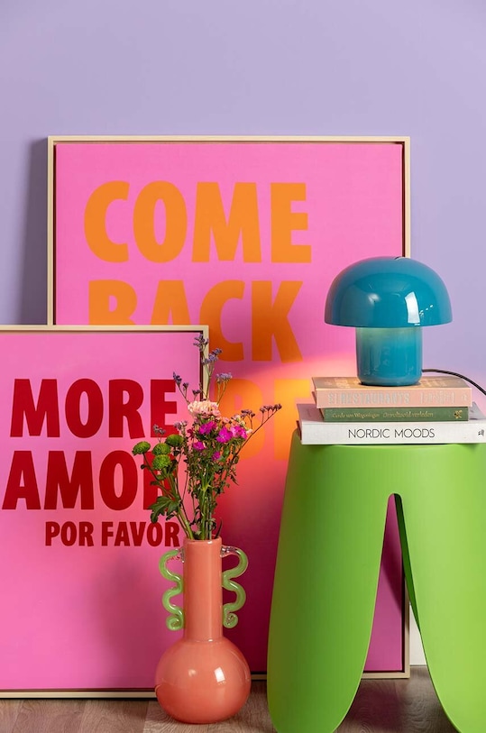 Obývací pokoj a ložnice Stolní lampa Leitmotiv Fat Mushroom Mini LM2157BB modrá