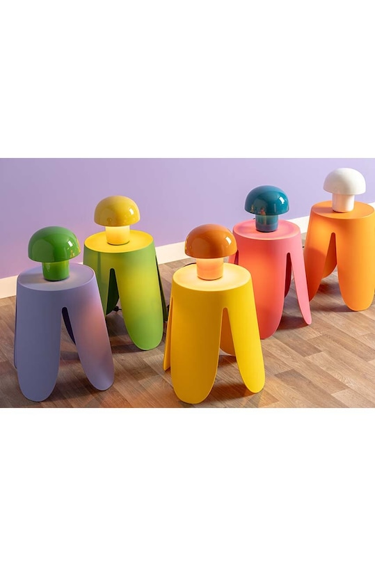 Stolní lampa Leitmotiv Fat Mushroom Mini modrá LM2157BB