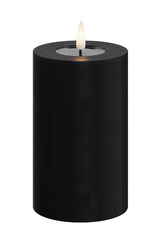 Led sviečka Deluxe Homeart 7,5 x 12,5 cm čierna RF0018