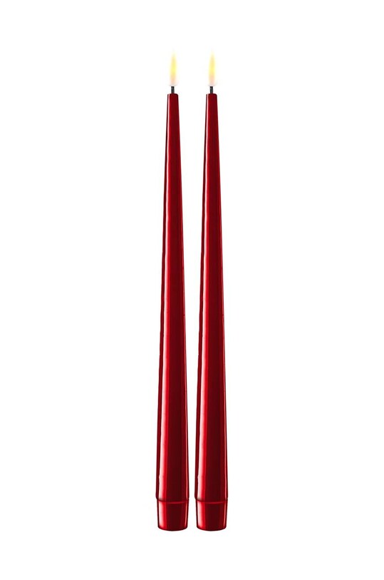 Deluxe Homeart set de lumanari led 2,2 x 28 cm 2-pack burgundia RF.K.0009