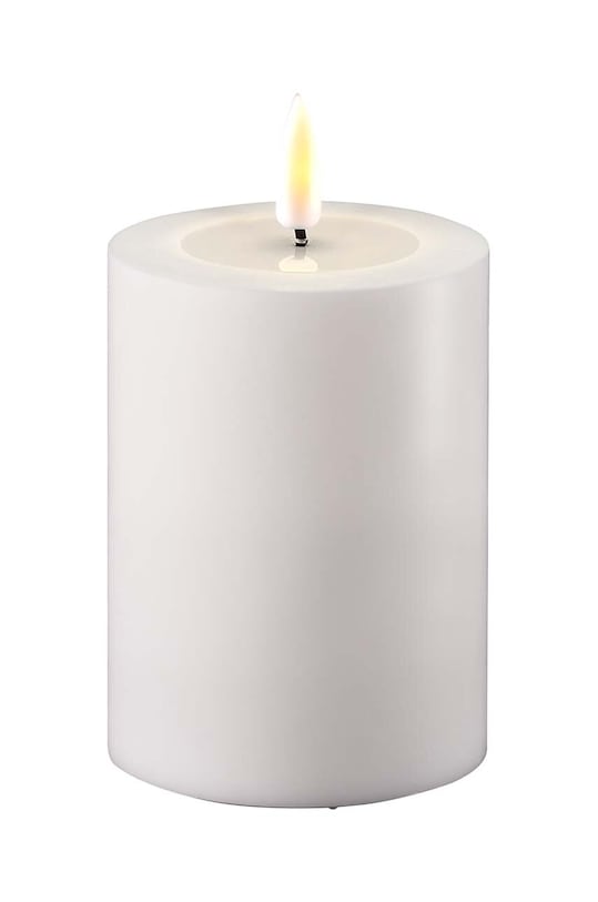 Deluxe Homeart świeca led 7,5 x 10 cm biały RF.UL.0005