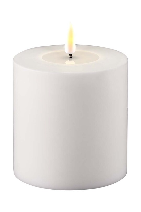 Deluxe Homeart lumânare led 10 x 10 cm alb RF.UL.0009