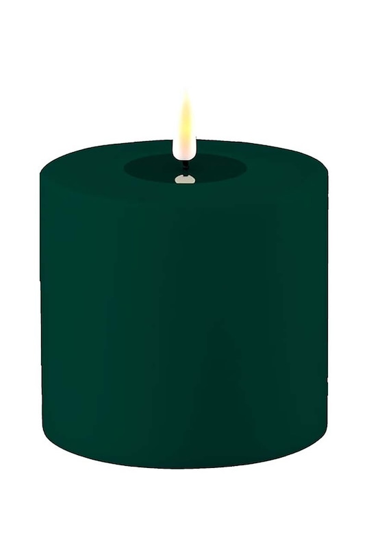 Deluxe Homeart lumânare led 10 x 10 cm verde RF.UL.0049