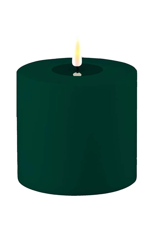 Deluxe Homeart lumânare led 10 x 10 cm verde RF.UL.0049