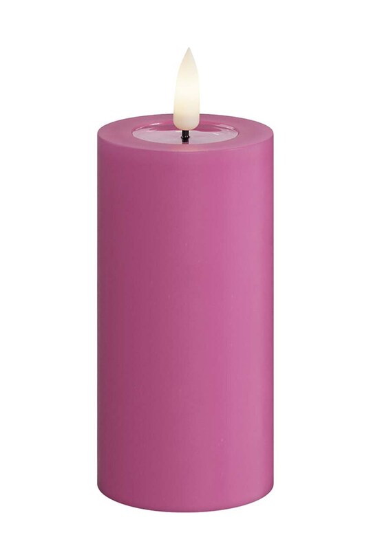 Deluxe Homeart lumânare led 5 x 10 cm violet RF.0403