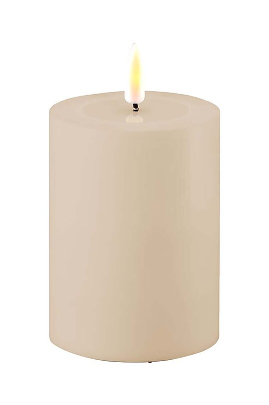 Deluxe Homeart lumânare led 7,5 x 10 cm bej RF.UL.0064