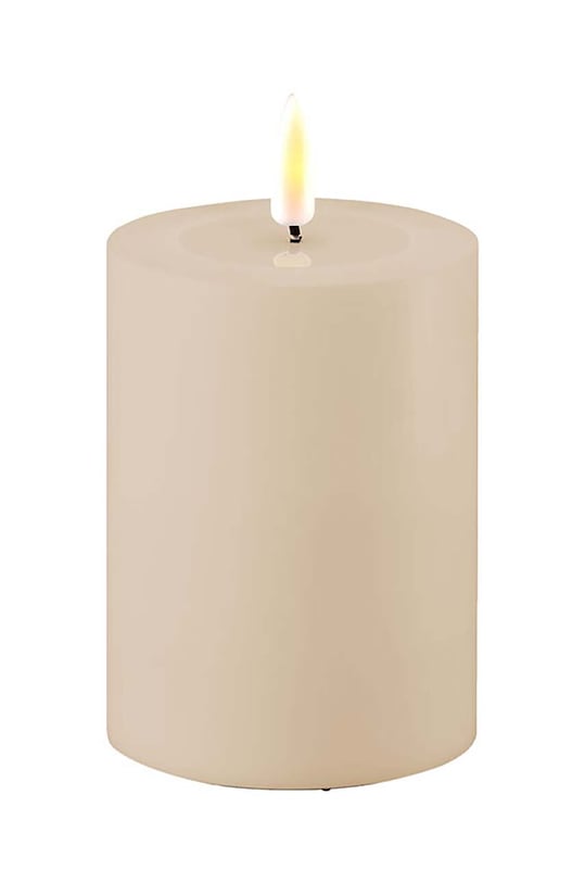 Свічка led Deluxe Homeart 7,5 x 10 cm бежевий RF.UL.0064