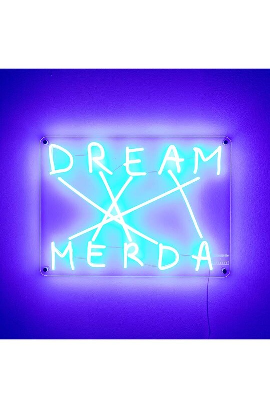Гостиная и спальня Светодиодное настенное украшение Seletti Dream Merda 13005 голубой