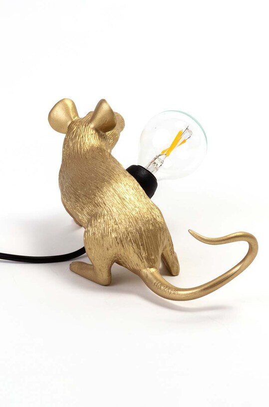 Salon i sypialnia Seletti lampa stołowa Mouse Lamp 15232 żółty