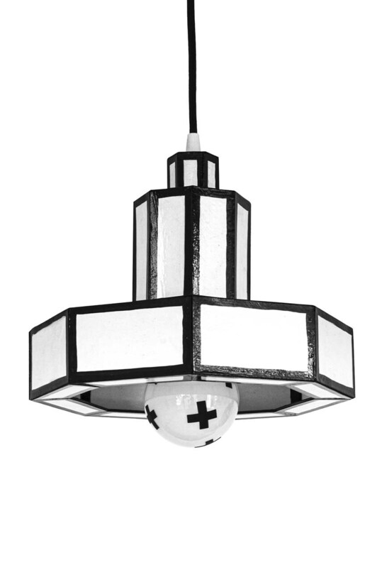 Závěsná lampa Seletti Cut&Paste vícebarevná 15192