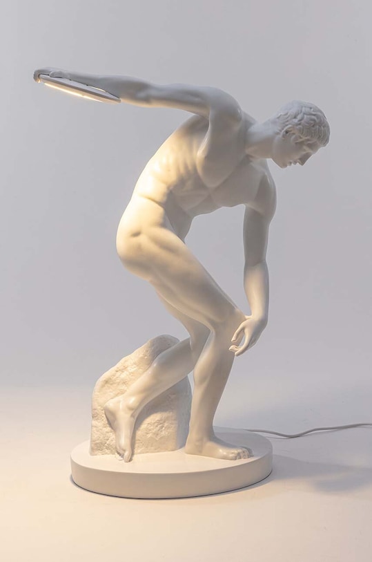 Seletti lampada da tavolo Discobolux Lamp 14807. bianco