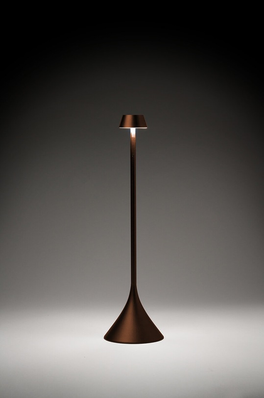 Bezdrátová stolní lampa Lexon Steli Shade hnědá LH95S.BZ
