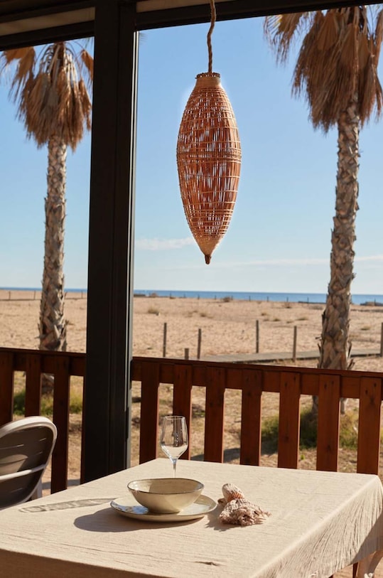 Obývací pokoj a ložnice Stínidlo Calma House 53 x 17 cm BATCA.L5317.NAT hnědá