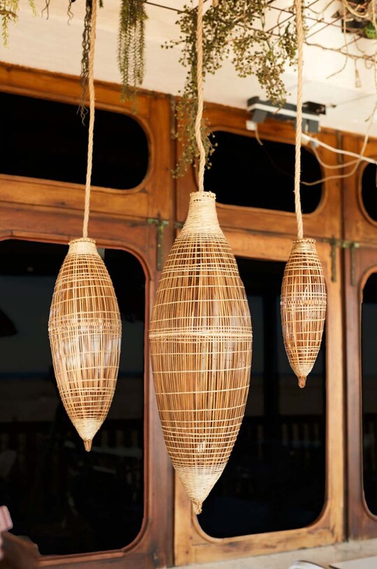 Stínidlo Calma House 53 x 17 cm hnědá BATCA.L5317.NAT