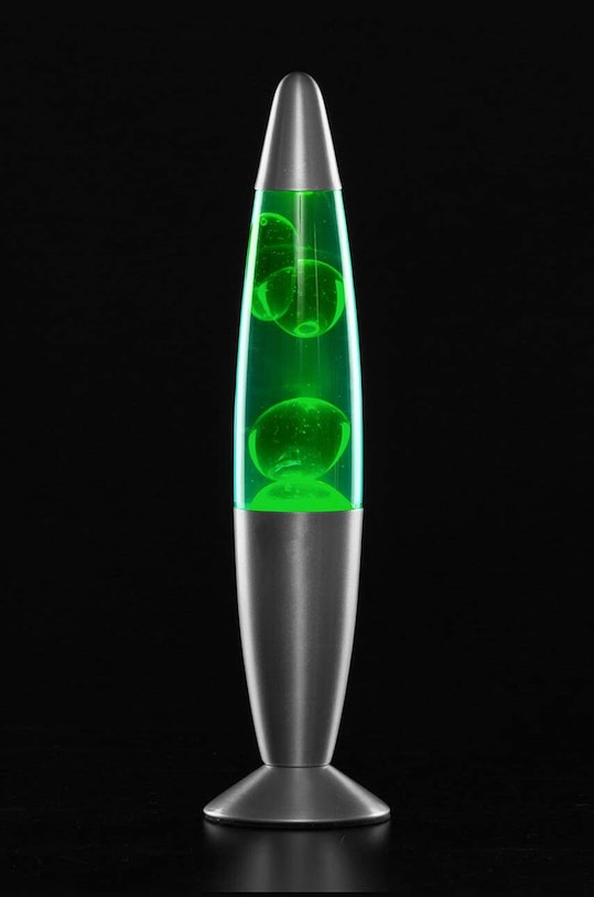 Светодиодная настольная лампа InnovaGoods Lava Magma Lamp зелёный KB439MAGLAMP.GREEN