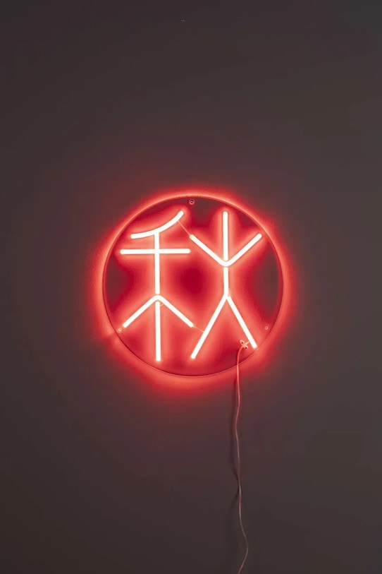 Dutchbone dekoracja ścienna neonowa Sya Autumn 5400069 multicolor AA00