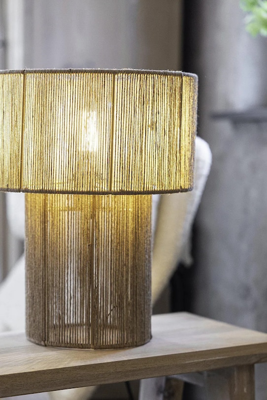 Stolní lampa Markslöjd Soga béžová 108769