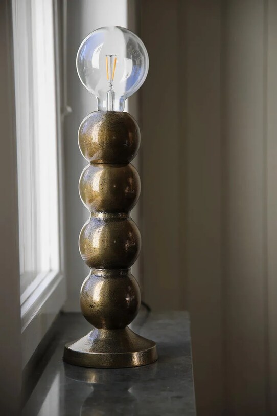 Stolná lampa Markslöjd Gong 108780 žltá AA00