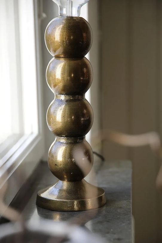 Вітальня та спальня Настільна лампа Markslöjd Gong 108780 жовтий