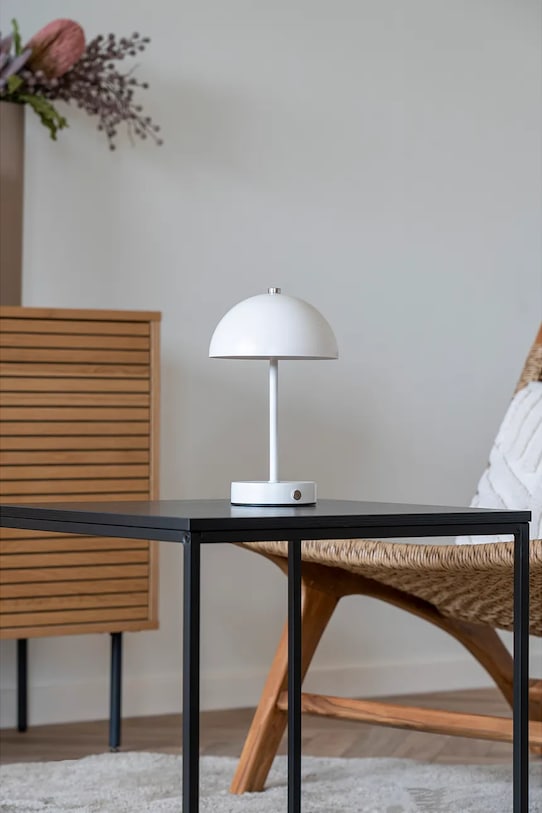 House Nordic lampa stołowa bezprzewodowa led Holt biały 6405201