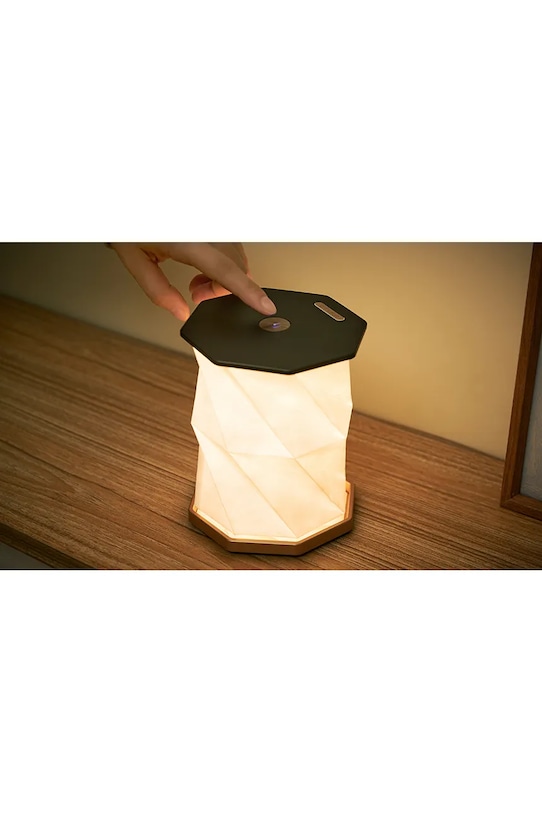 Gingko Design lampa bezprzewodowa led Twist Hexagon G036BK czarny