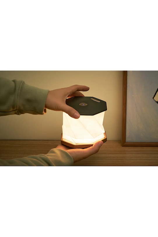 Gingko Design lampa bezprzewodowa led Twist Hexagon G036BK