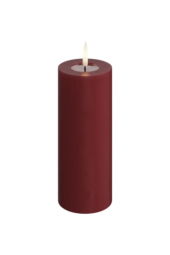 Deluxe Homeart led gyertya burgundia RF.0057