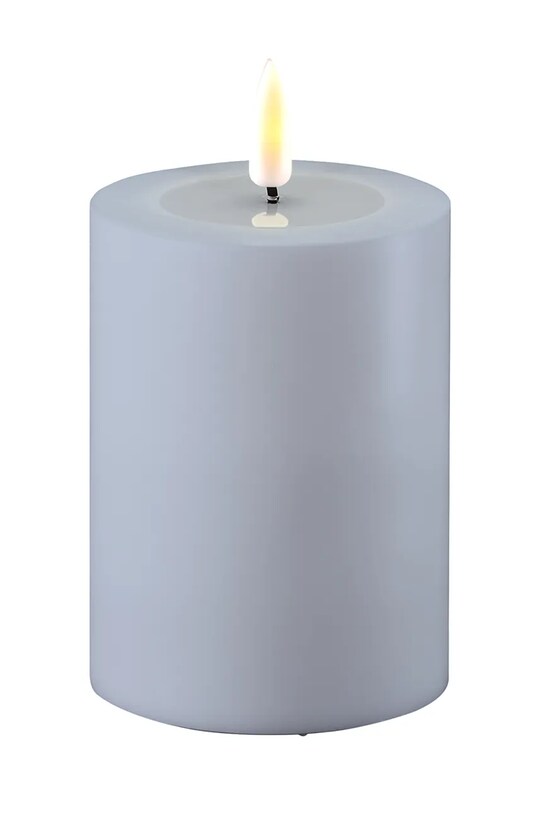 Свічка led Deluxe Homeart 7,5 x 10 cm блакитний RF.UL.0016