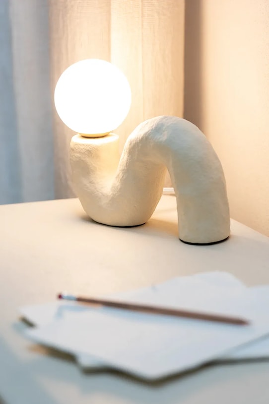 J-Line lampa stołowa beżowy 48733