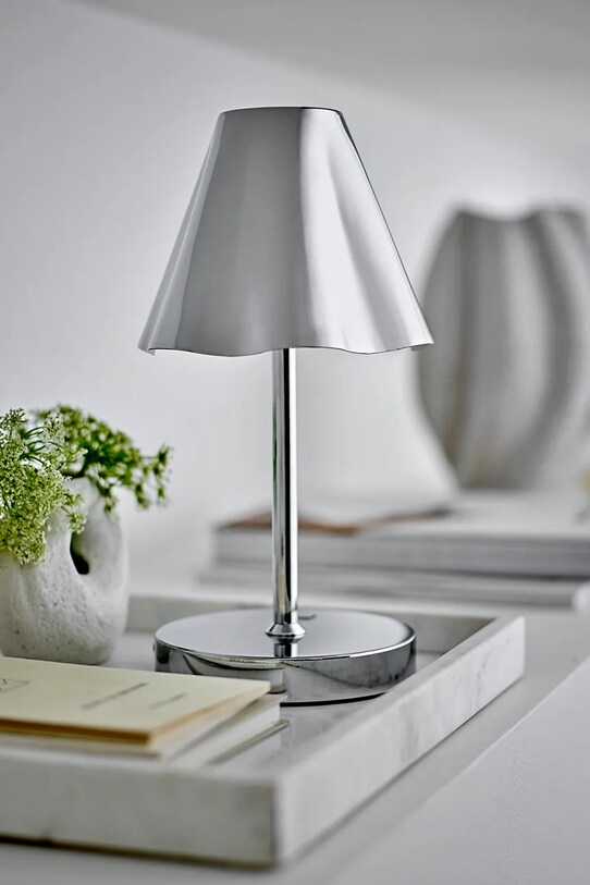 Living și dormitor Bloomingville lampă led fără fir Lianna 82068318 gri