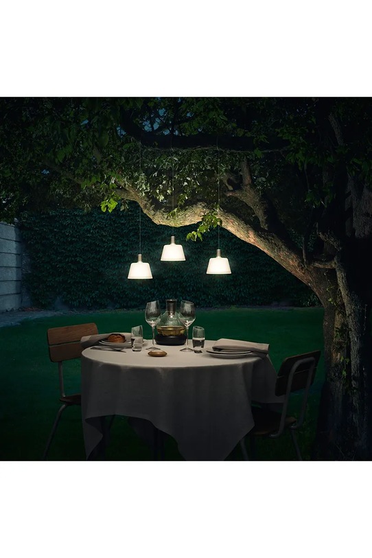 Eva Solo lampa solarna wisząca led Sunlight Glass 13 x 14 cm 571322 biały AA00