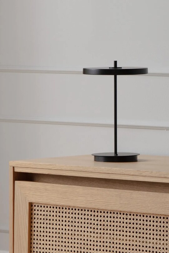 Bezdrôtová led stolná lampa Umage Asteria Move čierna 2542