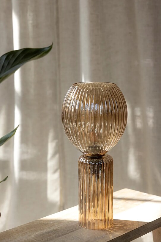 Salon i sypialnia Markslöjd lampa stołowa Toulipa 108851 żółty
