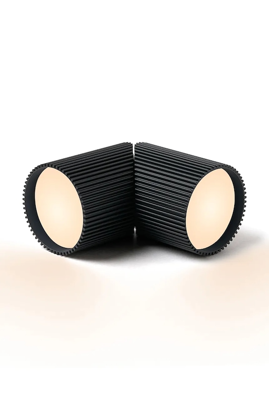 Salon i sypialnia Lexon lampki magnetyczne Ray Light 2-pack LH101MN3 czarny