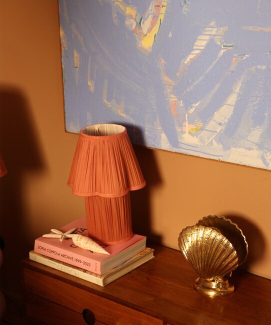 Living și dormitor Doing Goods veioza Myra Lamp Small Silk 1.20.60.011.094.1 roz