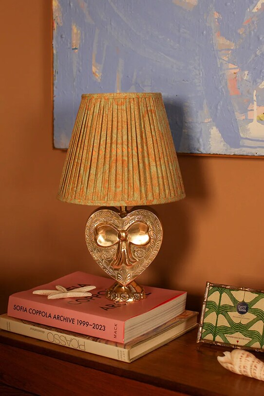 Salotto e camera Doing Goods base per lampada da tavolo Bubbly Heart 26 cm 1.20.60.005.923.3 giallo