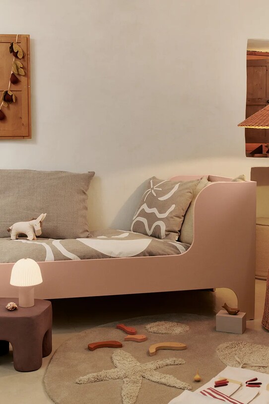 Nappali és hálószoba ferm LIVING vezeték nélküli led asztali lámpa Frill 1104271029 rózsaszín