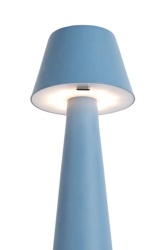 Світлодіодна бездротова настільна лампа Leitmotiv Mini LED Cone LM2242BL блакитний AA00