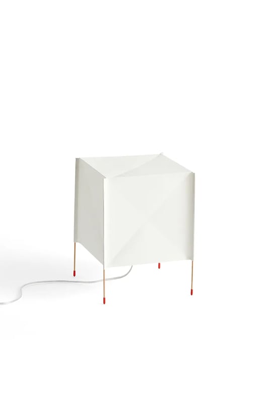 HAY lampa de masă cu led Paper Cube 21,5 x 21,5 x 30,5 cm alb AB688.B521
