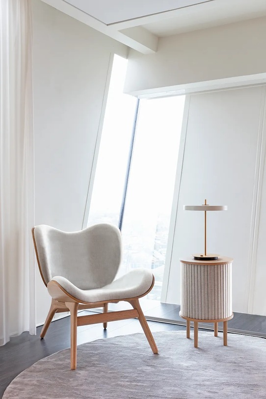 Salon i sypialnia Umage lampa stołowa led 41 cm 2305.Umage biały