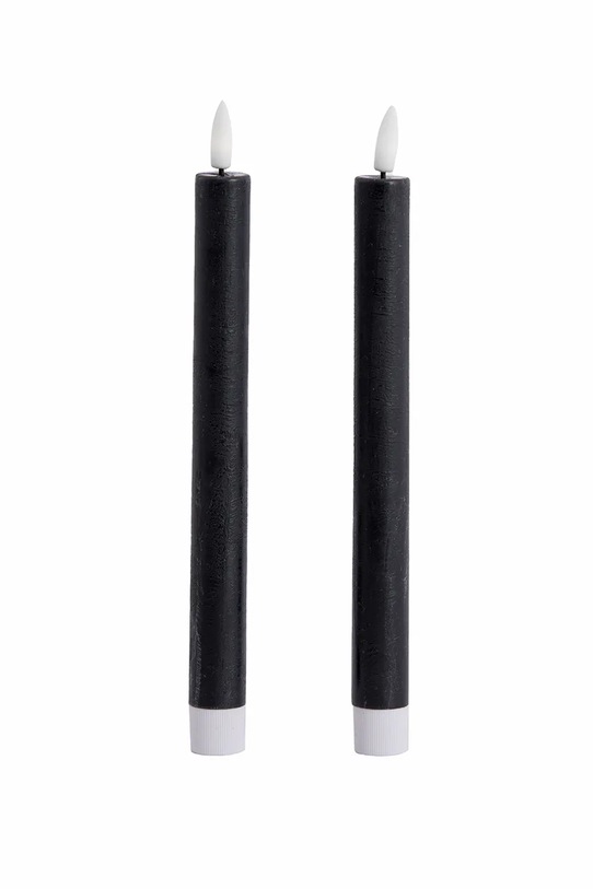 Light & Living set de lumânări led Alira 22 cm 2-pack negru 8801912