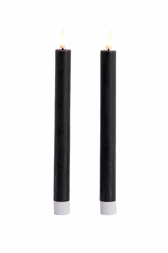 Light & Living set de lumânări led Alira 22 cm 2-pack 8801912 negru AA00