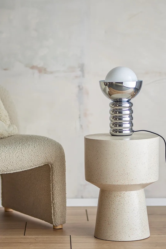 Bloomingville lampa stołowa Spike 20 x 32 cm 82062611 szary AA00