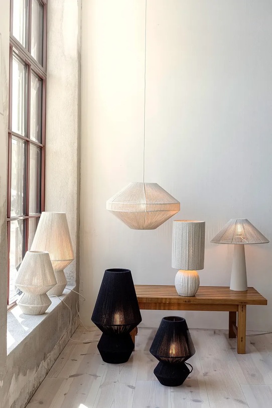 Markslöjd lampa stołowa Favoro 50 x 40 cm beżowy 108828