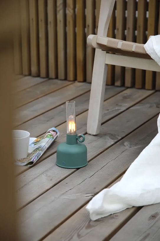 Obývacia izba a spálňa Bezdrôtová led stolná lampa Markslöjd Astrid 22 x 11 cm 108920 zelená